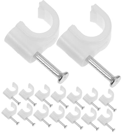 Homoyoyo Boucle De Fixation De Ligne Polyvalente Clips De Câble Agrafeuse De Câble Clips De Rallonge Clips De Cordon Mural Clips Darrache-clou