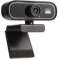 WAKEVLEO Webcam USB, webcam Full HD 2K per PC e laptop, plug-and-play, webcam con microfono, correzione automatica della luce, visualizzazione a 360°, webcam per live streaming, giochi, studio