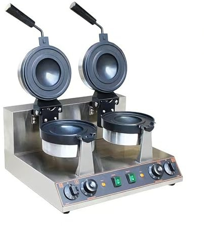 Genérico UFO Burger Machine, Prensa Comercial para Hamburguesas, Máquina para Hacer Gofres para Helado, Prensa Eléctrica Antiadherente, Temperatura Ajustable