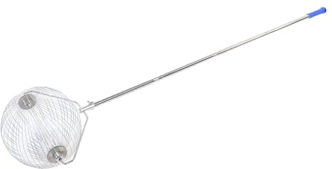 Zopsc Lightweight Nut Gatherer Stainless Steel Picker Upper for Small Fruits L for Easy Storage