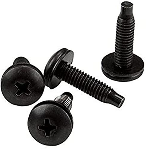 StarTech.com Vis 10-32 pour rack serveur - Vis 10-32 - Vis de montage pour armoire - Matériel de fixation - Paquet de 50 (CABSCRWS1032)