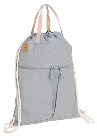 LÄSSIG Rucksack Turnbeutel mit Zugband/Green Label Tyve String bag, grey