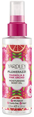Flowerazzi Magnolia and Pink Orchid Body Oil 125ml