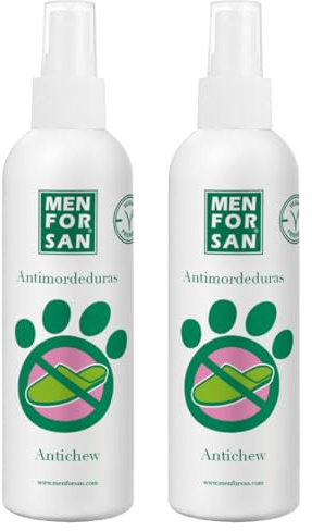 MENFORSAN Antibites Mobilier et Textile pour Chien 125 ML - Lot de 2 - Prévient Les morsures indésirables