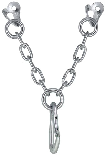 FIXE - Reunión Tipo V con Mosquetón Draco para Escalada Interior, Plaquetas M10/M12 y Cadena Ecotri, Cierre Keylock, Resistencia 25 kN