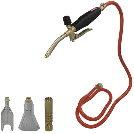 WOLFPACK LINEA PROFESIONAL Soplete 3 Boquillas Usos Varios Con Tubo