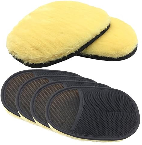 Anneome Autowaschhandschuh Mit Hoher Dichte 6 Stück Filz-reinigungshandschuhe Für Die Autopflege Kratzwaschhandschuhe Staubhandschuhe Für Die Autolackreinigung Leicht Zu