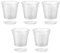 ALI2 Orchideentopf Transparent Orchideentöpfe 5er Set Rund mit Tablett Atmungsaktive Blumentöpfe Aus Hochwertigem PP Material 14x12,5x12cm Ideal für Orchideen, Phalaenopsis, Sukkulenten & Mehr