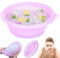 Foreverup Face Bowl for Ice, Foldable Silicone Wash Basin, Quick Cooling Facial Washing Basin with Built-in Ice Tray Quick Cooling Easy to Carry relieves Facial Skin Swelling for Home and Travel