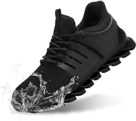 ZIGSAM Chaussures De Securite Hommes Femmes Légère antidérapantes Coussin d'air