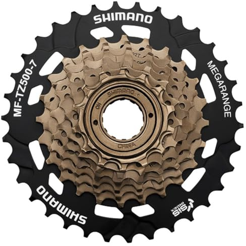 SHIMANO Piñon Rosca 7v - MF-TZ500 Plata 14-34 solution technique pour pêcheurs
