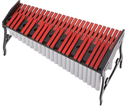 Keenso Modèle de Maison de Poupée Marimba, Instrument de Musique Miniature pour Accessoires de Maison de Poupée