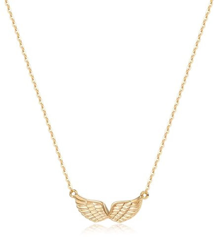 Jenosy Damen Kette Layered mit Anhänger - Personalisierte Mehrreihige Halskette Hypoallergene 18K Vergoldete in Gold Silber für Frauen und Mädchen