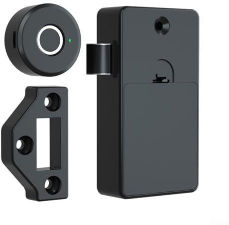 Serrure électronique à empreintes digitales pour portes d'armoire, prend en charge l'accès à plusieurs utilisateurs, pour la sécurité de la maison et du bureau