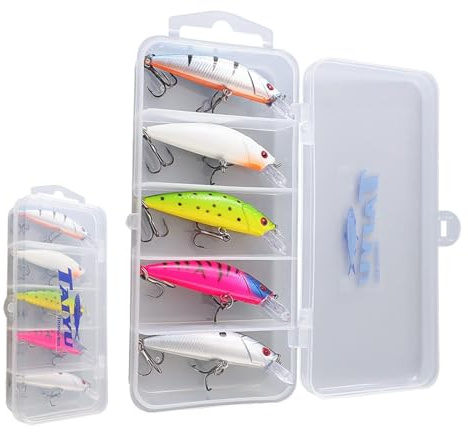 5PCS Esca da pesca Crankbait Wobbler Topwater Artificiale Hard Bait Topwater Wobbler Artificiale Wobbler Swimbaits Esche da pesca durevoli