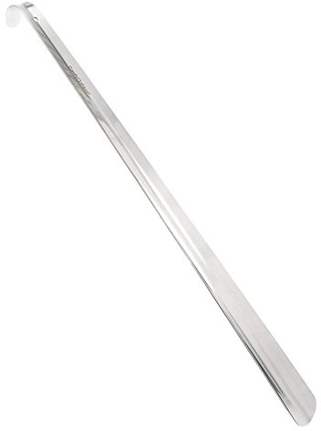 Comfy Clothiers - Metal Shoe Horn Long Handle - 23 inch - Multifunctional Stainless Steel Stick For Seniors and Kids, Slip Shoe Helper For All Types Of Foot Wear, Easy To Use