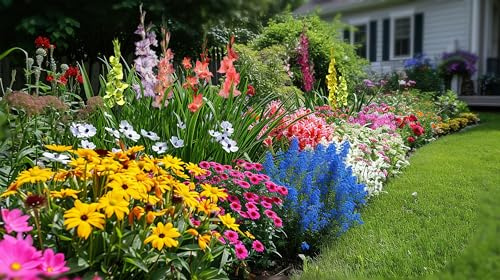 Amazing Deal-Complete Spring & Summer 100 Bulbs Blooming Bee & Butterfly Garden Collection-Beautiful Flowers that Attract Bees, Butterflies, Hummingbirds & Other Pollinators-Easy to Grow 1000's Sold