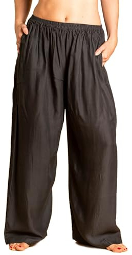 PANASIAM Relax Pants Viscose, L, Dark Grey