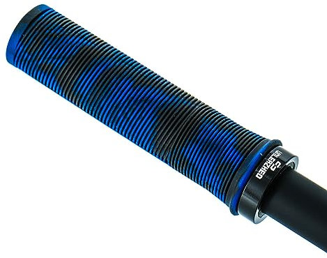 Unleazhed MTB handtag G1 blåsvart | handtagsset för cyklar | Twist-Color | Lock-On | halkfri | greppzon