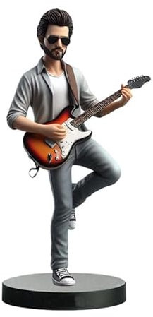 mydedor Individuelle Wackelkopf-Figur, individuelle Puppe, Musikinstrument, Spielpartner, benutzerdefinierter Wackelkopf, handgefertigter Wackelkopf, personalisierte Basis auf Ihrem Foto