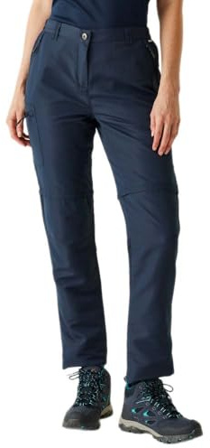 Regatta Pantaloni da donna Chaska Zip Off III, Marina Militare, 42