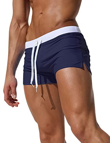 Adorel Costume Bagno Pantaloncini Piscina Calzoncini Uomo Profondo Blu XL