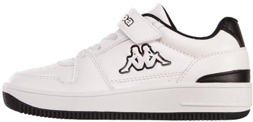 Kappa CODA Low K Unisex Kids Sneaker, Weiß, 32 EU