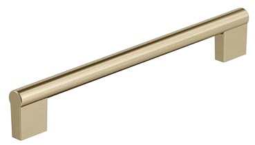 Amerock Versa 7-9/16 inch (192mm) Center-to-Center Golden Champagne Cabinet Pull, BP55531BBZ