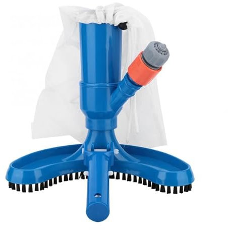 BUUNHI Kit d'entretien Kit de Nettoyage sous Vide pour Piscine Nettoyeur de Fond de Piscine Filtre de Piscine Outil de Nettoyage pour écumoire de Piscine aspirateur Piscine(No Handle)