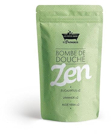 Pack Zen - 6 Bombes de Douche Relaxantes (Lavande, Eucalyptus, Aloé Vera) | Spa à Domicile | Parfums Apaisants et Naturels | Fabriqué en Provence