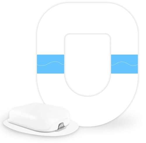 Omnipod 5 cerotti impermeabili e traspiranti per Omnipod, patch premium per pompa, Dash Pods cerotti (trasparente)