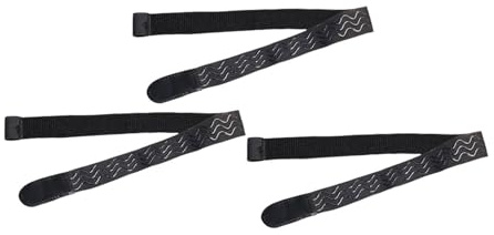 F Fityle 3 Correas elásticas de sujeción Antideslizantes con Cierre de para Tablas de Snowboard y Sacos de Dormir.