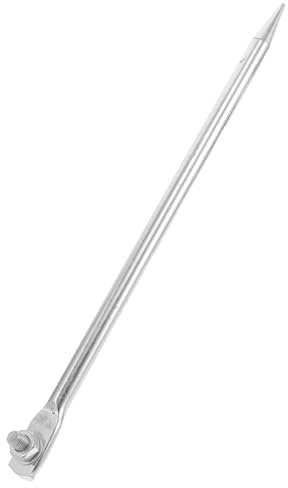 LOORGVEL Tige de Mise à Terre Laiton Galvanisé pour Clôture Électrique Piquet de Terre Portable Anti- Protection Rapide pour Générateurs et Antennes Agricoles