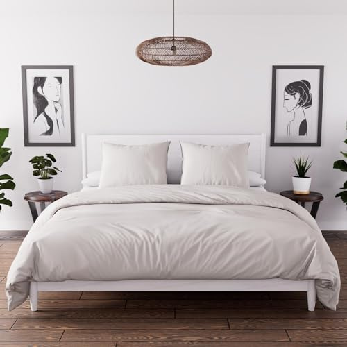 Intemporel Juego de Funda nórdica Boheme de Microfibra Lavada, Beige (Crudo), 260 x 240 cm