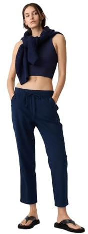 GAP Womens Easy Straight Pull-on Pants, True Indigo 340, X-Large US