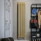 terma Brass Horizontal Designer Radiator Oval Column Central Heating Rads 1800 x 370mm