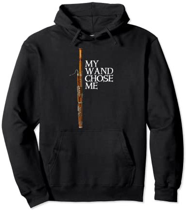 My Wand Chose Me Fagott Spieler T-Shirt Lustiger Fagott Humor Pullover Hoodie