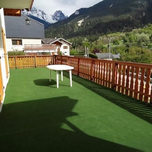 Decoweb Moquette d'extérieur Verte sur plots - Rouleau de 1.33m x 20m