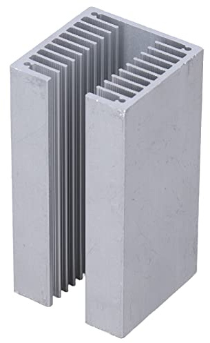 Yctze Dissipateur Thermique en Aluminium de Type U Dissipateur Thermique de Type U 100x50x50mm Refroidisseur en Aluminium Accessoire de Refroidissement SSR Refroidissement Relais d'état SSR