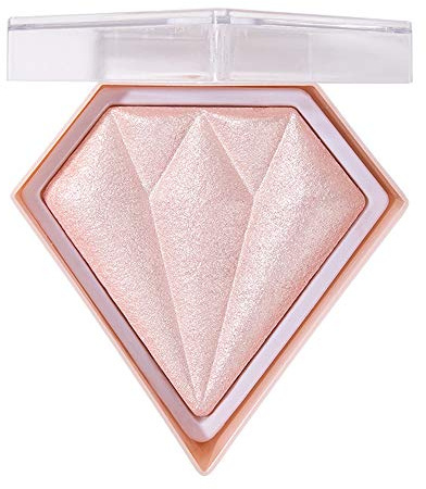 GL-Turelifes Diamond Highlighter Paleta, Shimmer Powder, Bronzer y Polvo Iluminador con Efecto Brillante (# 03 Rosa Claro)
