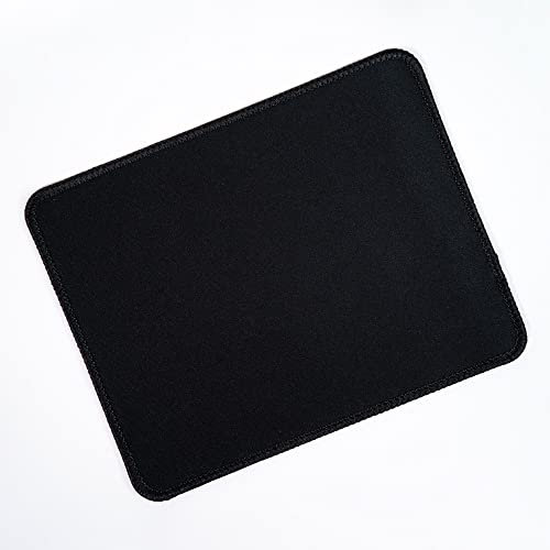 Mauspad Mini – 230x180mm Gaming Mousepad – Ohne störendes Logo und Vernähte Kanten – Rutschfest und Wasserdicht – Verbessert Geschwindigkeit und Präzision für PC, Büro, Laptop, Computer, Schwarz Gomin