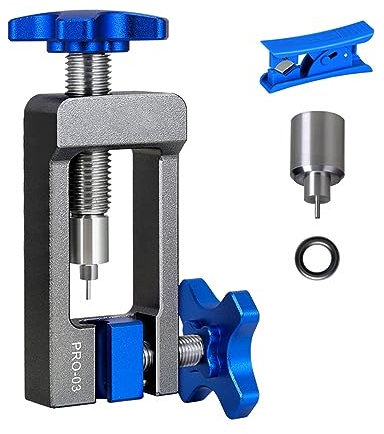 DONGKER Fahrrad Hydraulische Bremsen Einpresswerkzeug mit Hydraulik Schlauch Schneider für die Hobbyschrauber, Hobby Schrauber