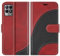 BoxTii Funda para OPPO Realme 8i, Funda de PU Cuero para Realme 8i, Magnético Carcasa Libro con Ranuras para Tarjetas, Rojo