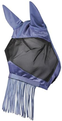HORZE Fly Mask with Detachable Nose Fringe - Velvet Morning - XL
