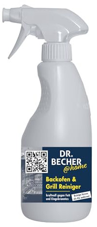 DR.BECHER @home Backofen & Grill Reiniger - Stark haftender Schaum für schnelle und gründliche Reinigung von hartnäckigen Verkrustungen und eingebrannten Rückständen 500ml
