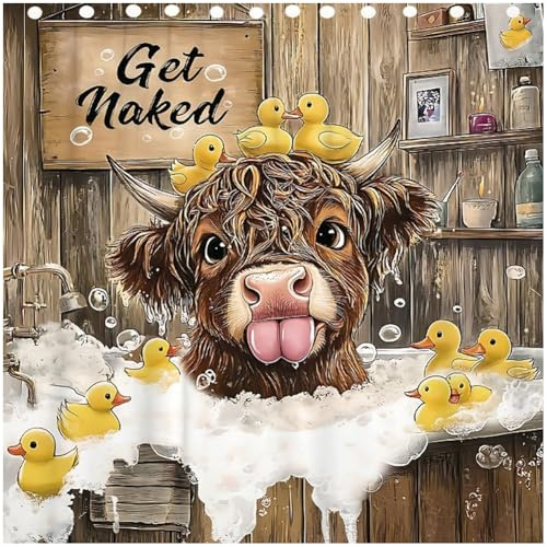 Sanjee Diamond Painting Kits Highland Cow for Adults, Animal Diamond Art Kits for Beginner, Diamond Dots Paintings 5D DIY Round Full Gem Art Crafts for Home Wall Decor Gift, 12 × 12 Inches