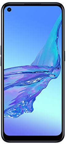 OPPO A53 Noir Océan - 64 Go - 4 Go de RAM – Écran Immersif 90Hz - Batterie 5000 mAh - Double Haut-Parleur Stéréo - Triple Caméra avec IA - USB-C - Android 10 - Smartphone débloqué 4G