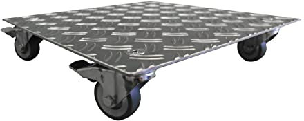 Pflanzenroller AluGrip-PK bis 400kg speziell für Pflanzkübel Kübel Cube Quadrat + rechteckig (400x800mm-400kg)