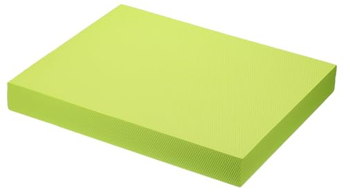 PATIKIL Balance Pad 15.7x13x2 Inch, Non-Slip TPE Foam Pad Cushion Exercise Yoga Mat Knee Pad for Fitness Stability Core Training Stretching, Lime Green