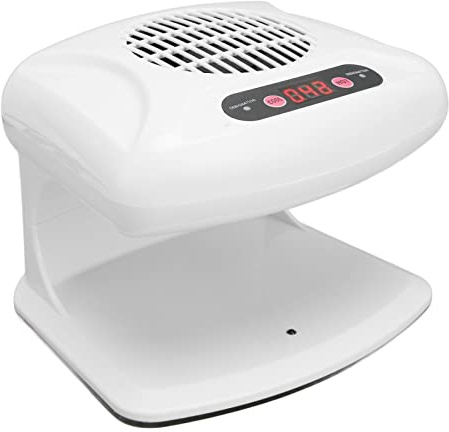 Secador de Aire para Uñas 300W, Soplador con Viento Frío y Caliente, Secado Rápido de Esmalte en Gel, Sensor Inteligente